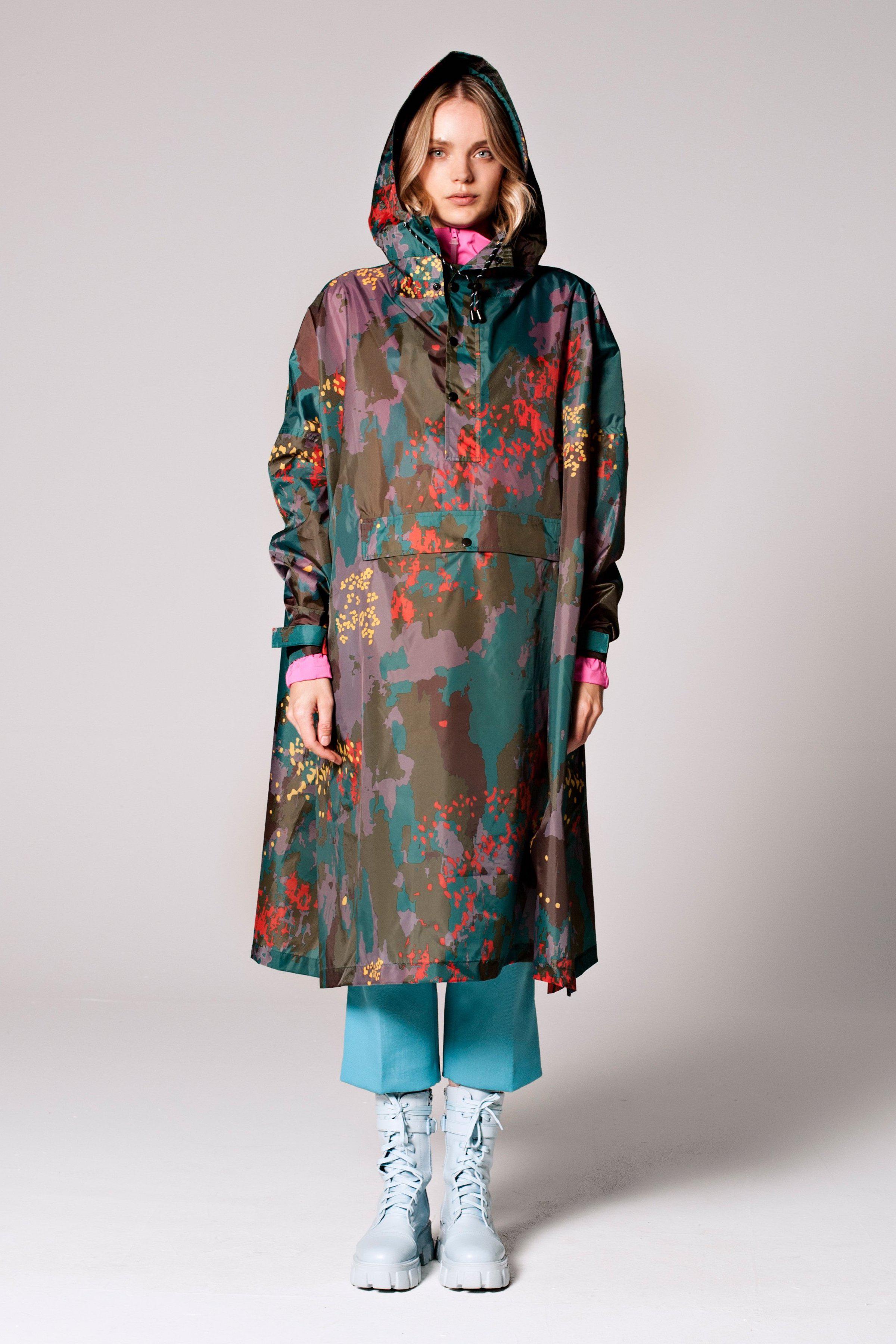 Rainkiss Rain Poncho - Digi Forest Camo-Rainkiss-Sophies.dk