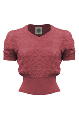 Pretty Retro Sweetheart Top - Rose-Pretty Retro-Sophies.dk