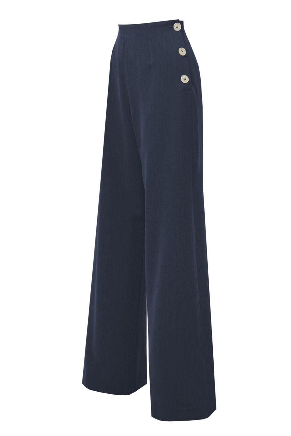 Pretty Retro Swing Pants - Navy-Pretty Retro-Sophies.dk #farve_navy