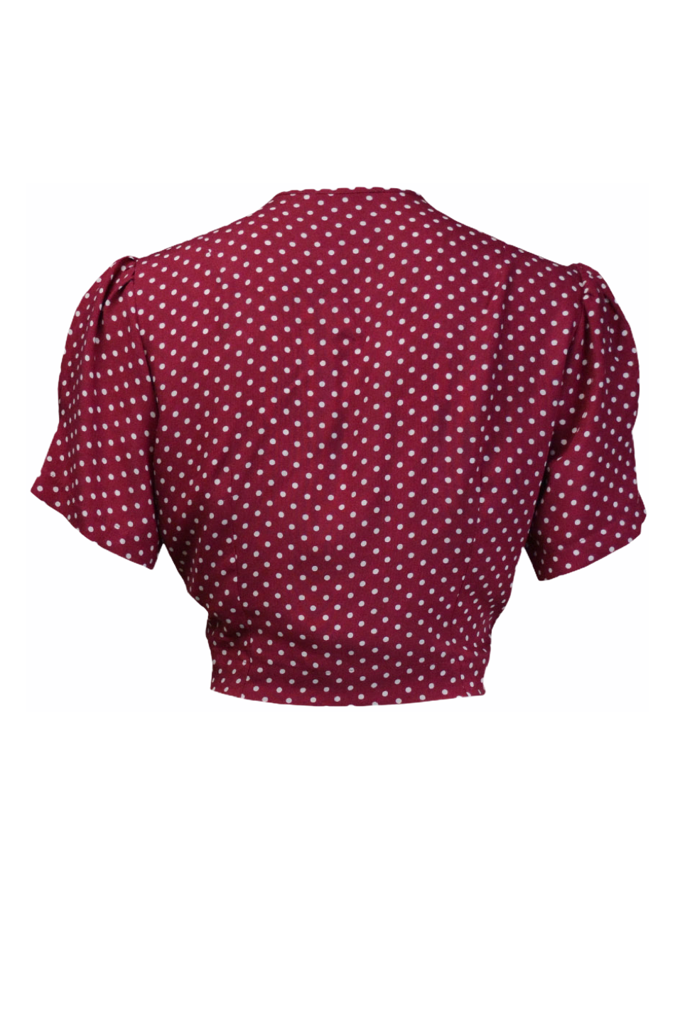 Pretty Retro Wrap Top - Wine-Pretty Retro-Sophies.dk