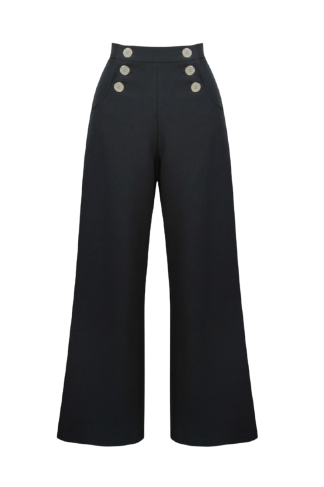 Pretty Retro Sailor Slacks - Sort-Pretty Retro-Sophies.dk