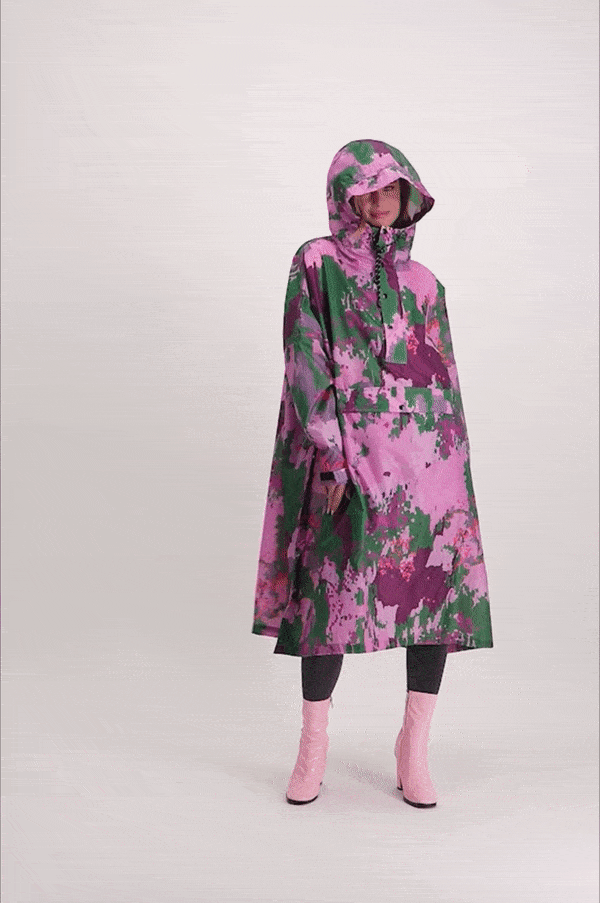 Rainkiss Rain Poncho - Digi Camo
