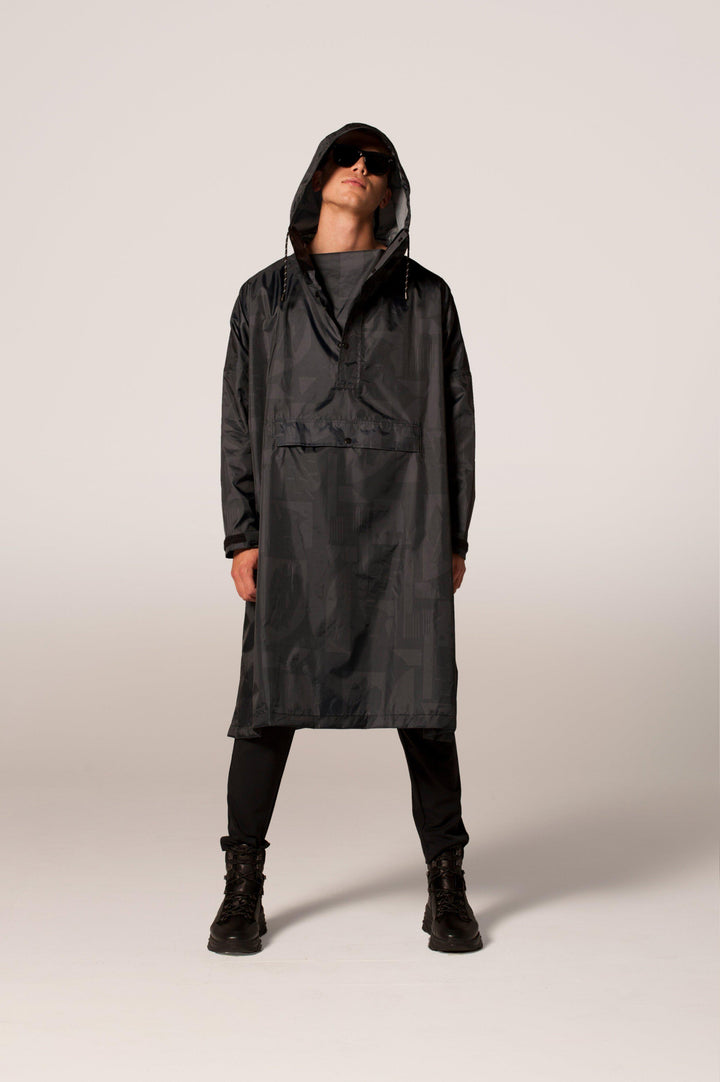 Rainkiss Rain Poncho - Black Camo-Rainkiss-Sophies.dk