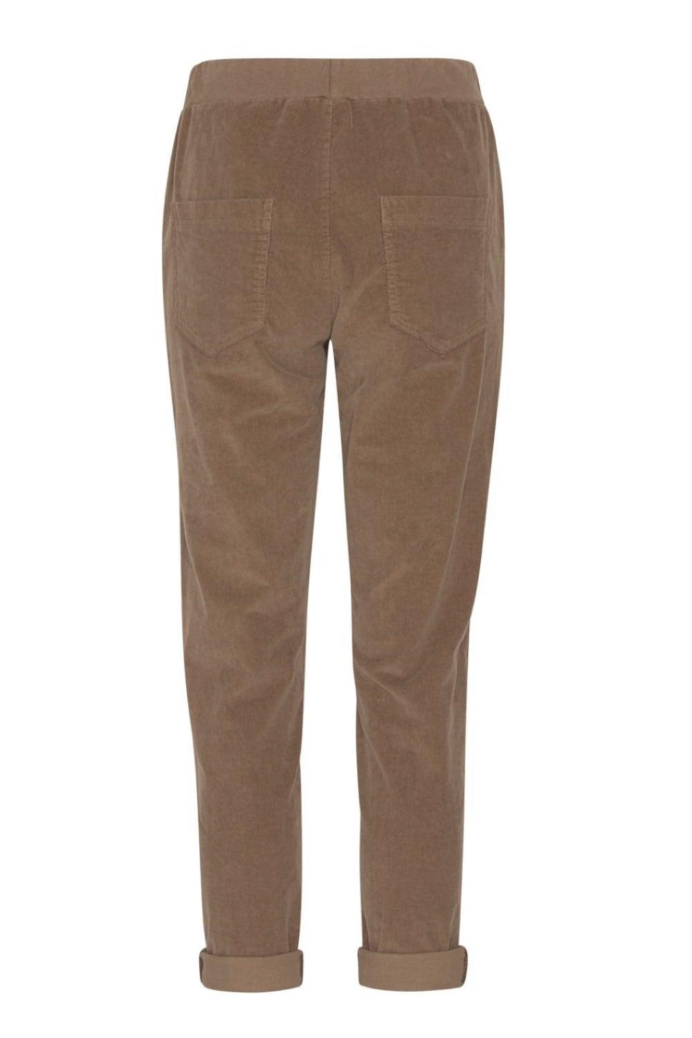 Amaze Relax Bukser Fløjl - Taupe #farve_taupe
