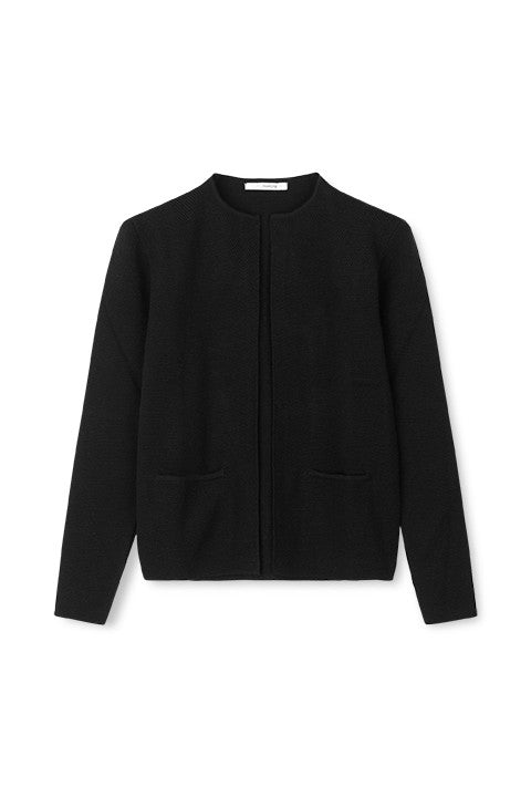 Sibin Linnebjerg Sense Cardigan Black Sort - Sophies.dk #farve_black