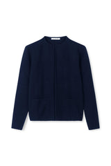 Sibin Linnebjerg Sense Cardigan Navy Mørkeblå - Sophies.dk #farve_navy