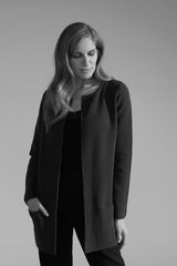 Sibin Linnebjerg Mary Short Cardigan - Antrazit-Sibin Linnebjerg-Sophies.dk