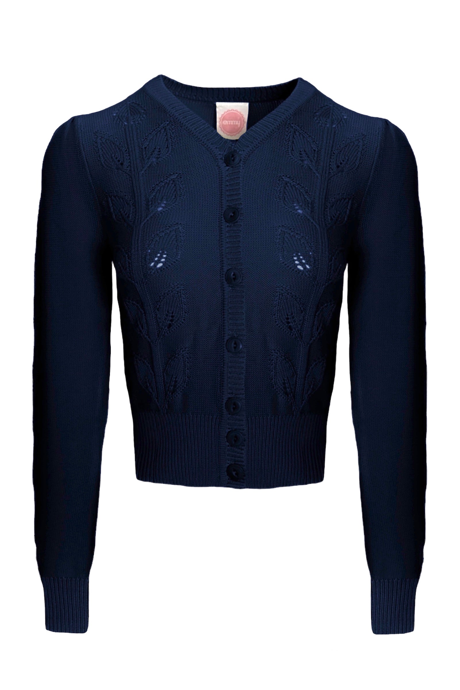 Emmy Design The Susie Q Cardigan Navy - Sophies.dk #farve_navy