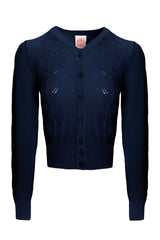 Emmy Design The Susie Q Cardigan Navy - Sophies.dk #farve_navy