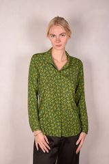 Tone Barker Alexa Shirt Bird Green-Tone Barker-Sophies.dk
