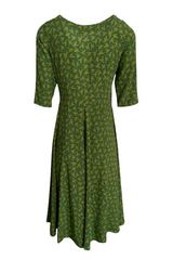 Tone Barker Jane Dress Bird Green-Tone Barker-Sophies.dk