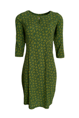 Tone Barker Maudacity Dress Bird Green-Tone Barker-Sophies.dk