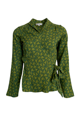 Tone Barker Wrafty Blouse Bird Green-Tone Barker-Sophies.dk