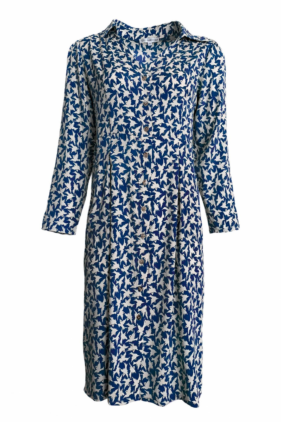 Tone Barker Hen-stretch Dress Blue Bird-Tone Barker-Sophies.dk