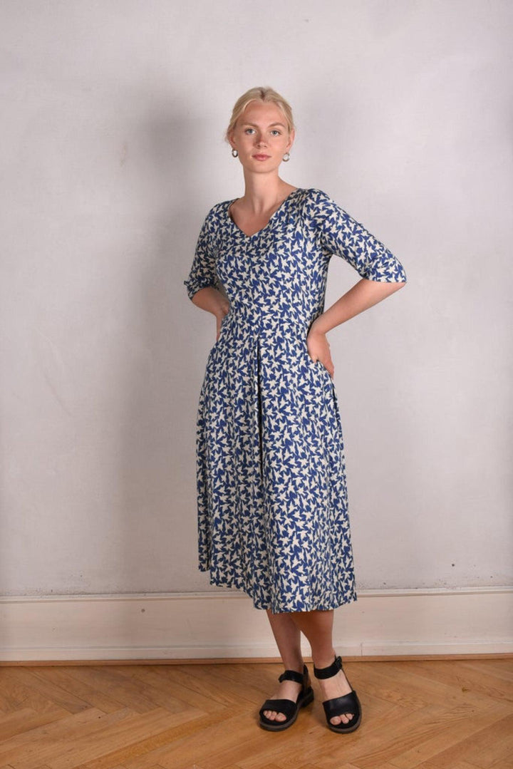 Tone Barker Jane Dress Blue Bird-Tone Barker-Sophies.dk