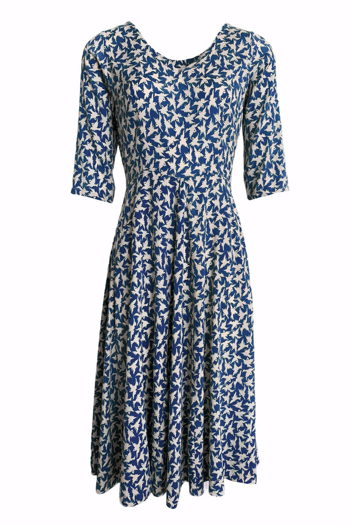 Tone Barker Jane Dress Blue Bird-Tone Barker-Sophies.dk