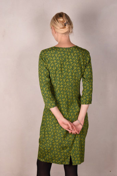 Tone Barker Maudacity Dress Bird Green-Tone Barker-Sophies.dk