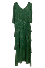 Tone Barker Nyn-Frida Dress - Forest-Tone Barker-Sophies.dk