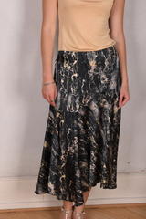 Tone Barker Skirt-Nulle Marble Black-Tone Barker-Sophies.dk
