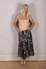Tone Barker Skirt-Nulle Marble Black-Tone Barker-Sophies.dk