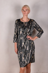 Tone Barker Maudacity Dress Marble Black-Tone Barker-Sophies.dk