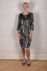 Tone Barker Maudacity Dress Marble Black-Tone Barker-Sophies.dk