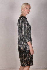 Tone Barker Maudacity Dress Marble Black-Tone Barker-Sophies.dk