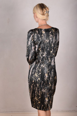 Tone Barker Maudacity Dress Marble Black-Tone Barker-Sophies.dk